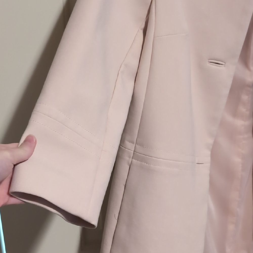Talbots Women's Blush Pink Blazer-Coat - Picture 6 of 16